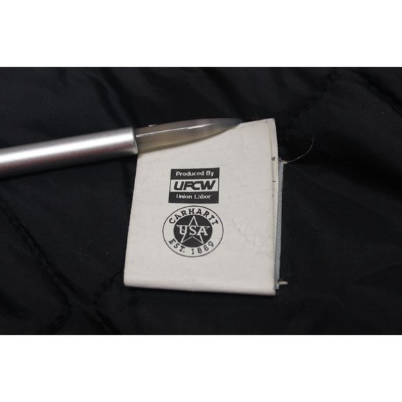 Carhartt men's 90s vintage VO2 CHT faded brown quilt lined vest USA made 3XL - Picture 9 of 12